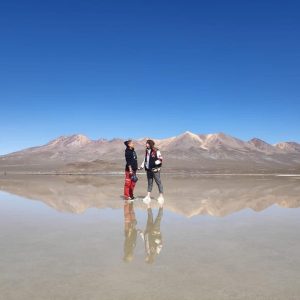 Laguna de salinas y el Salar